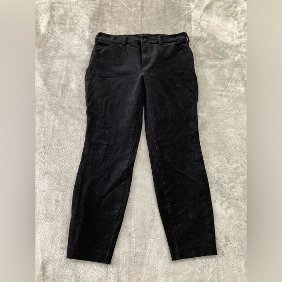 Duluth Trading Co. Pants Women's 12 R Black Corduroy High Rise Skinny 23814 - Picture 2 of 12